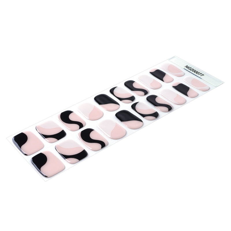 Semi-Cured Gel Nail Wraps - Yin & Yang