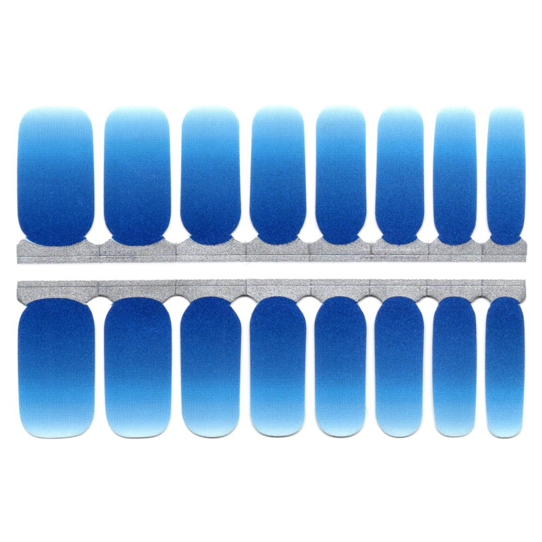 White Smoke White to Blue Ombre Sky