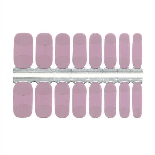 Dark Gray Mauve Pink Matte French Manicure Glossy Tip