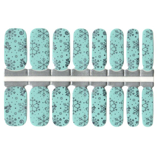 Light Steel Blue Frozen Wishes