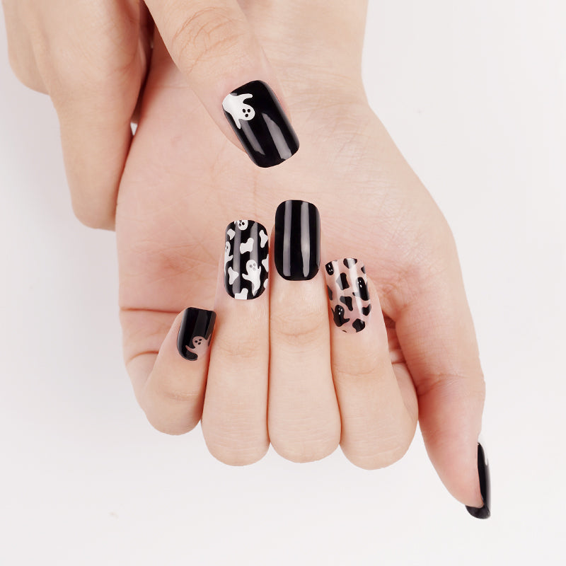 Semi-Cured Gel Nail Wraps - Boo Everywhere