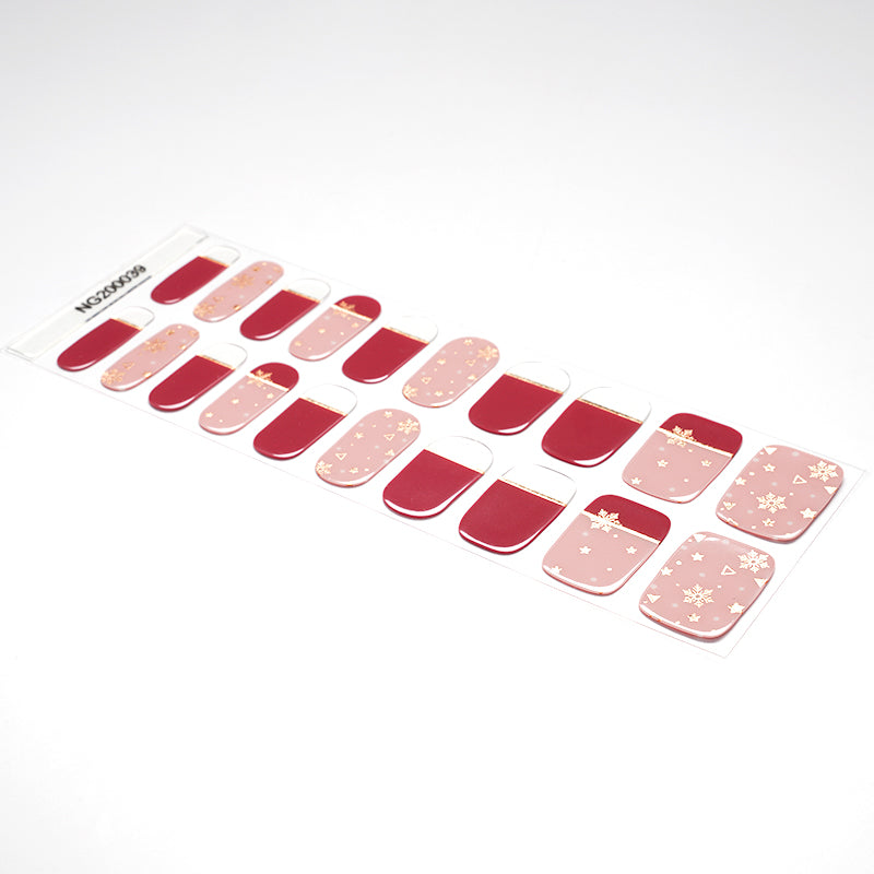 Semi-Cured Gel Nail Wraps - Holiday Party