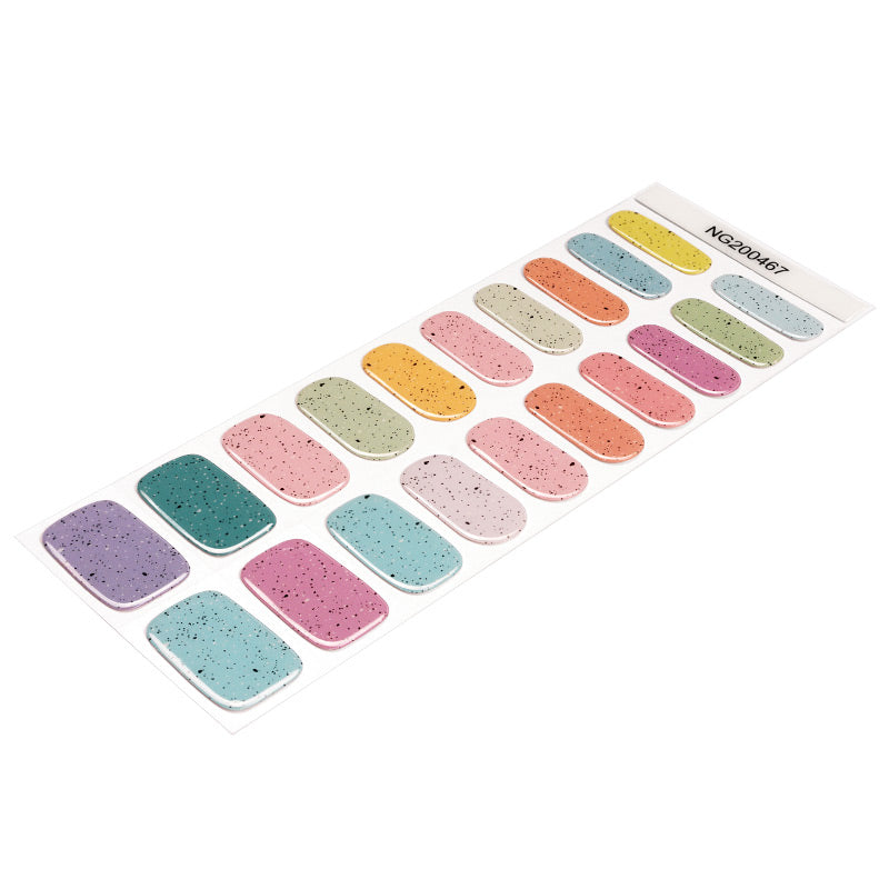 Semi-Cured Gel Nail Wraps - Speckle Party