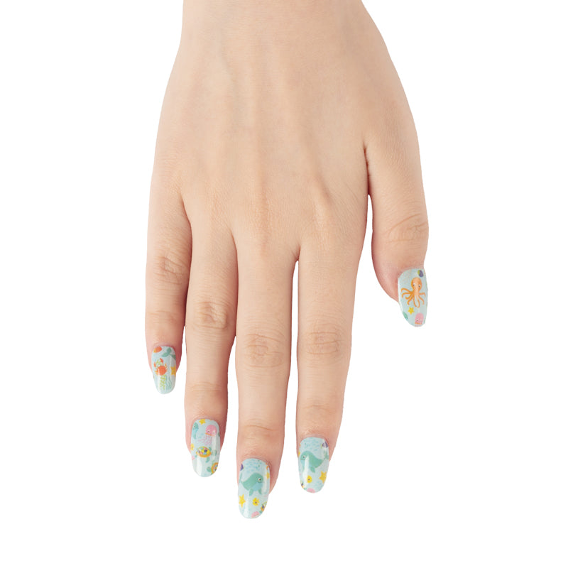 Kids Nail Wraps - Seaworld