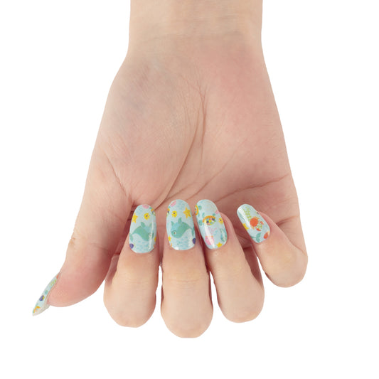 Kids Nail Wraps - Seaworld