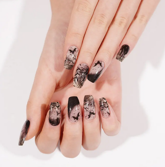 Semi-Cured Gel Nail Wraps - Witchy Hour