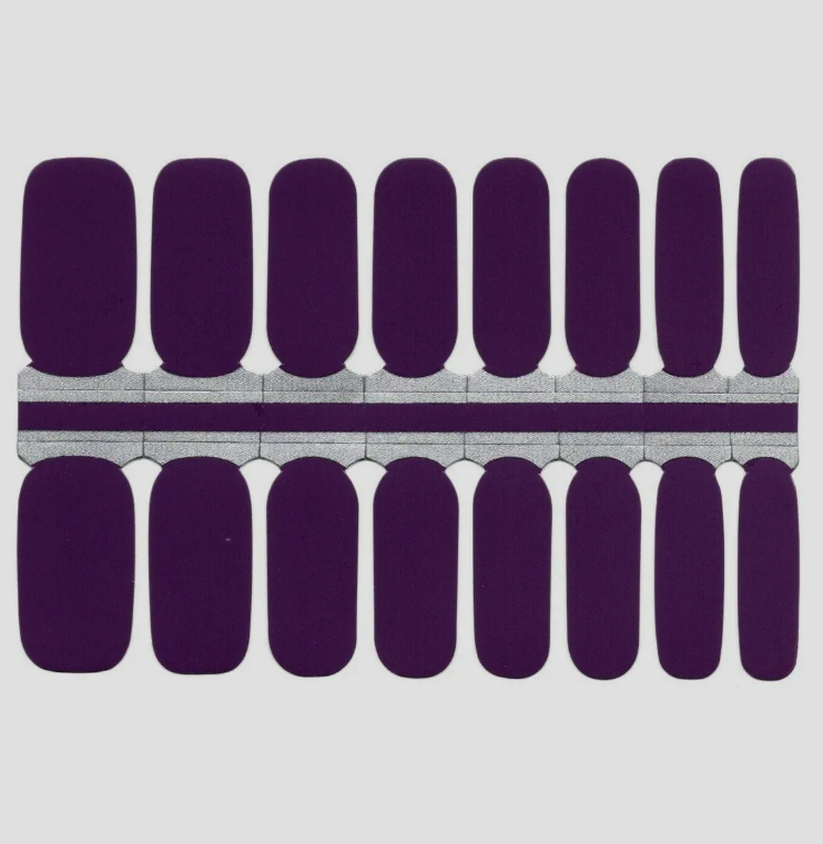 Dark Plum Purple Solid Color