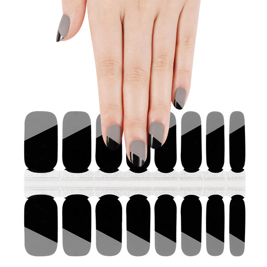 White Smoke Black Grey Diagonal