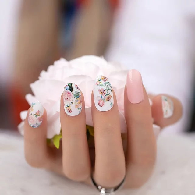 Lavender Baby Pink and White Flowers with Butterflies