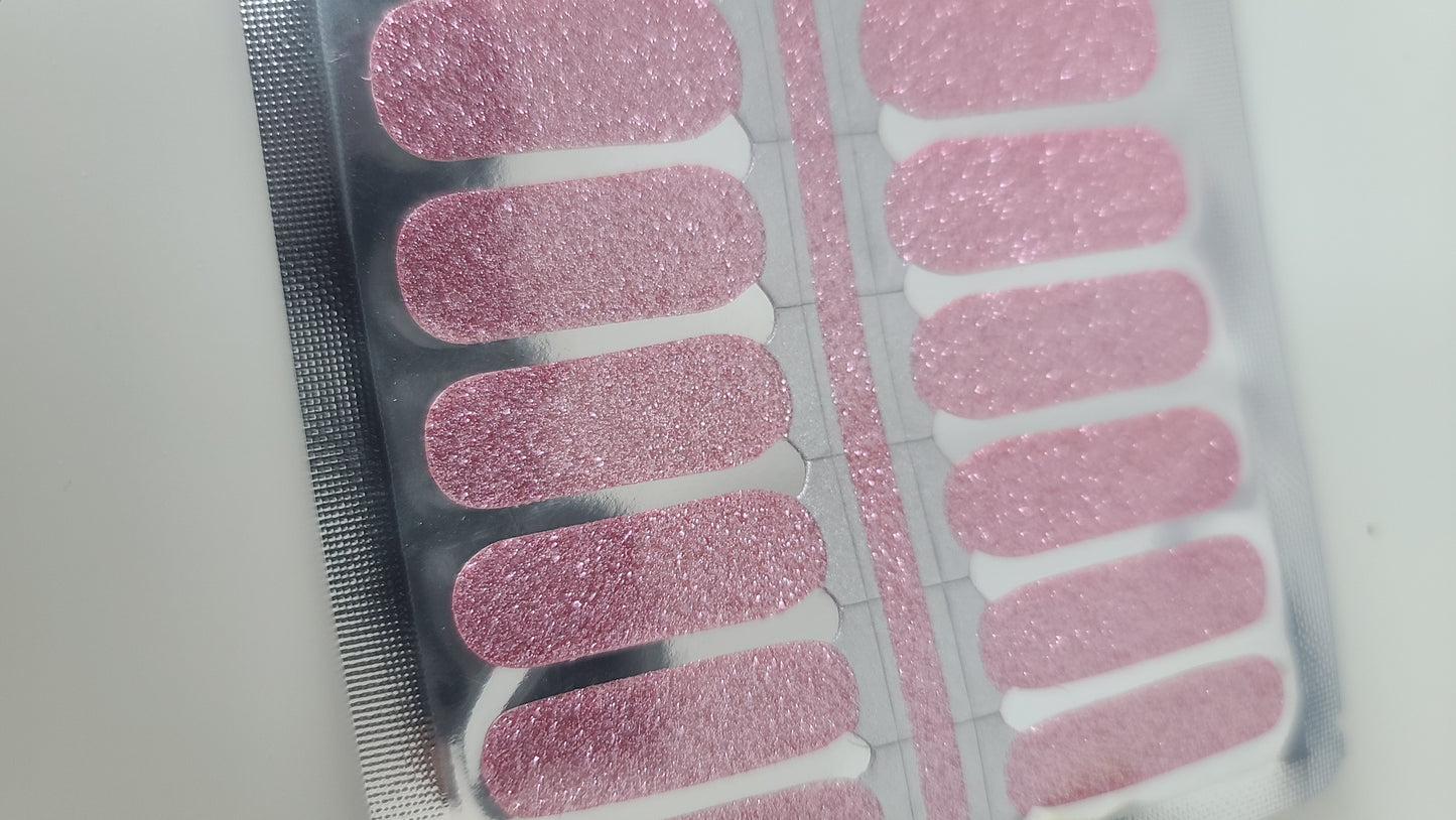 Dark Gray Solid Pink Sparkle Glitter