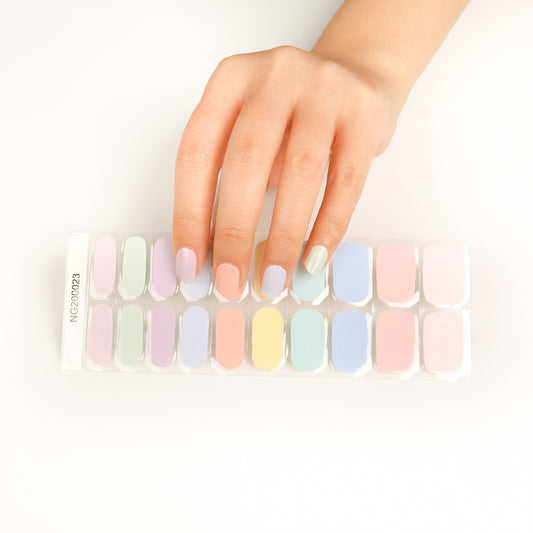 Semi-Cured Gel Nail Wraps - Pastel Whisper