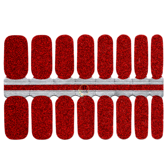Dark Red Red Glitter