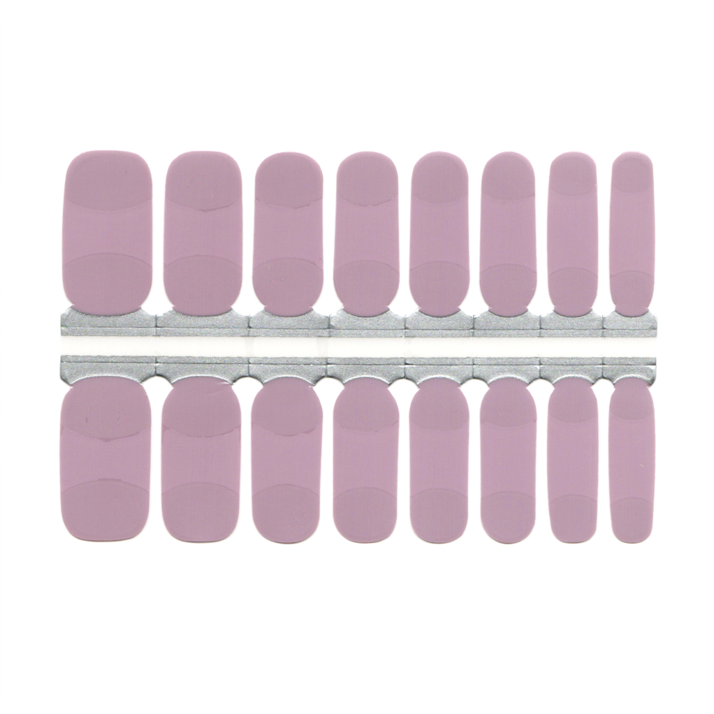 Dark Gray Mauve Pink Matte French Manicure Glossy Tip