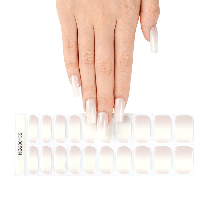 Semi-Cured Gel Nail Wraps - Milk Bath