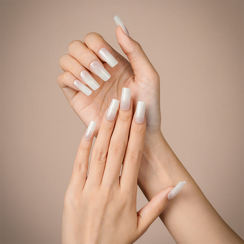 Semi-Cured Gel Nail Wraps - Milk Bath