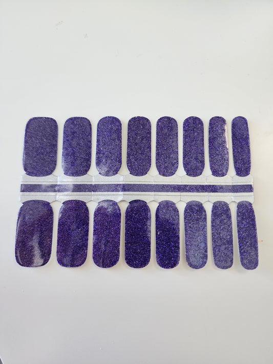 Gray Dark Purple Glitter