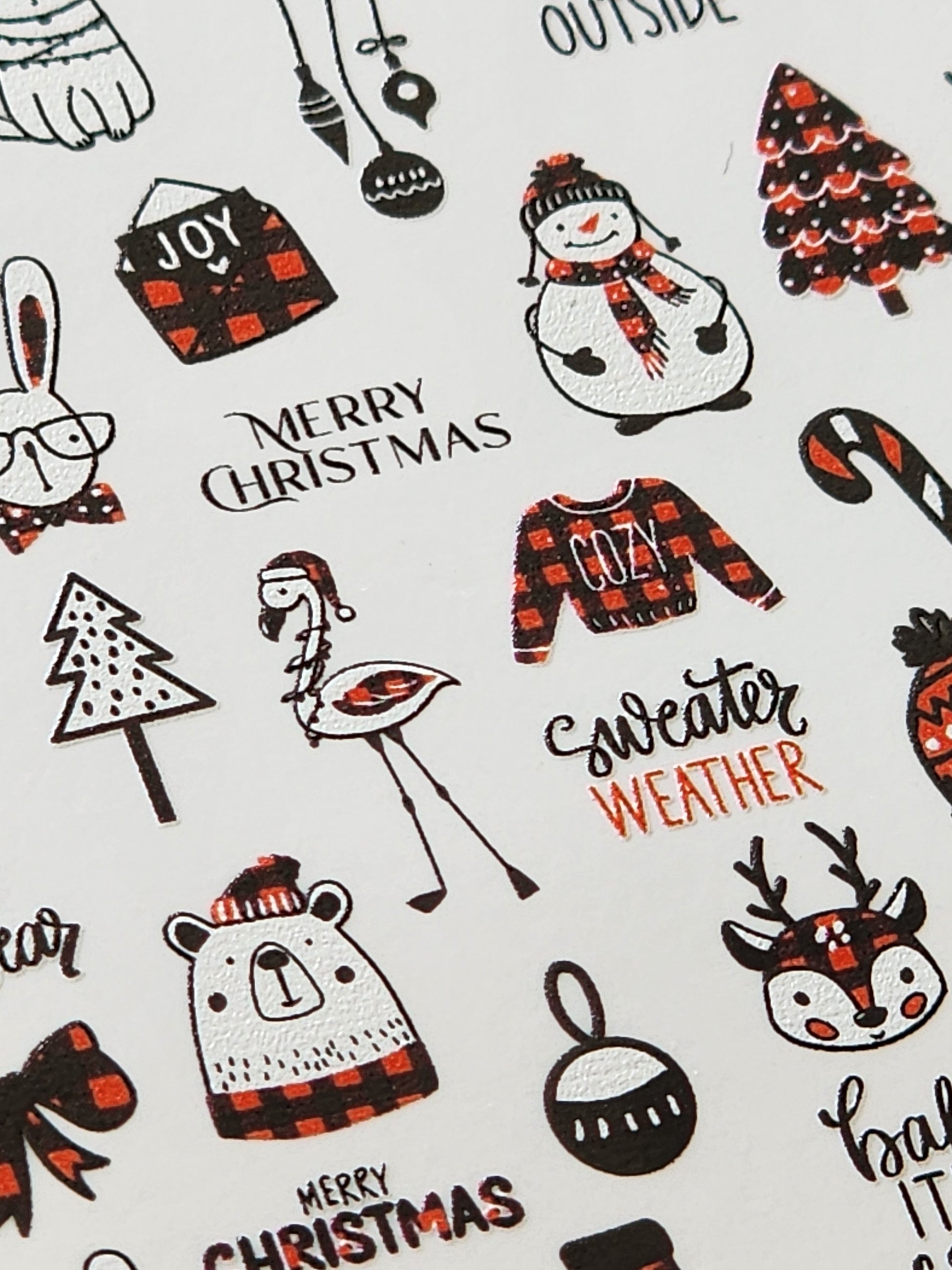 Light Gray Plaid Holidays