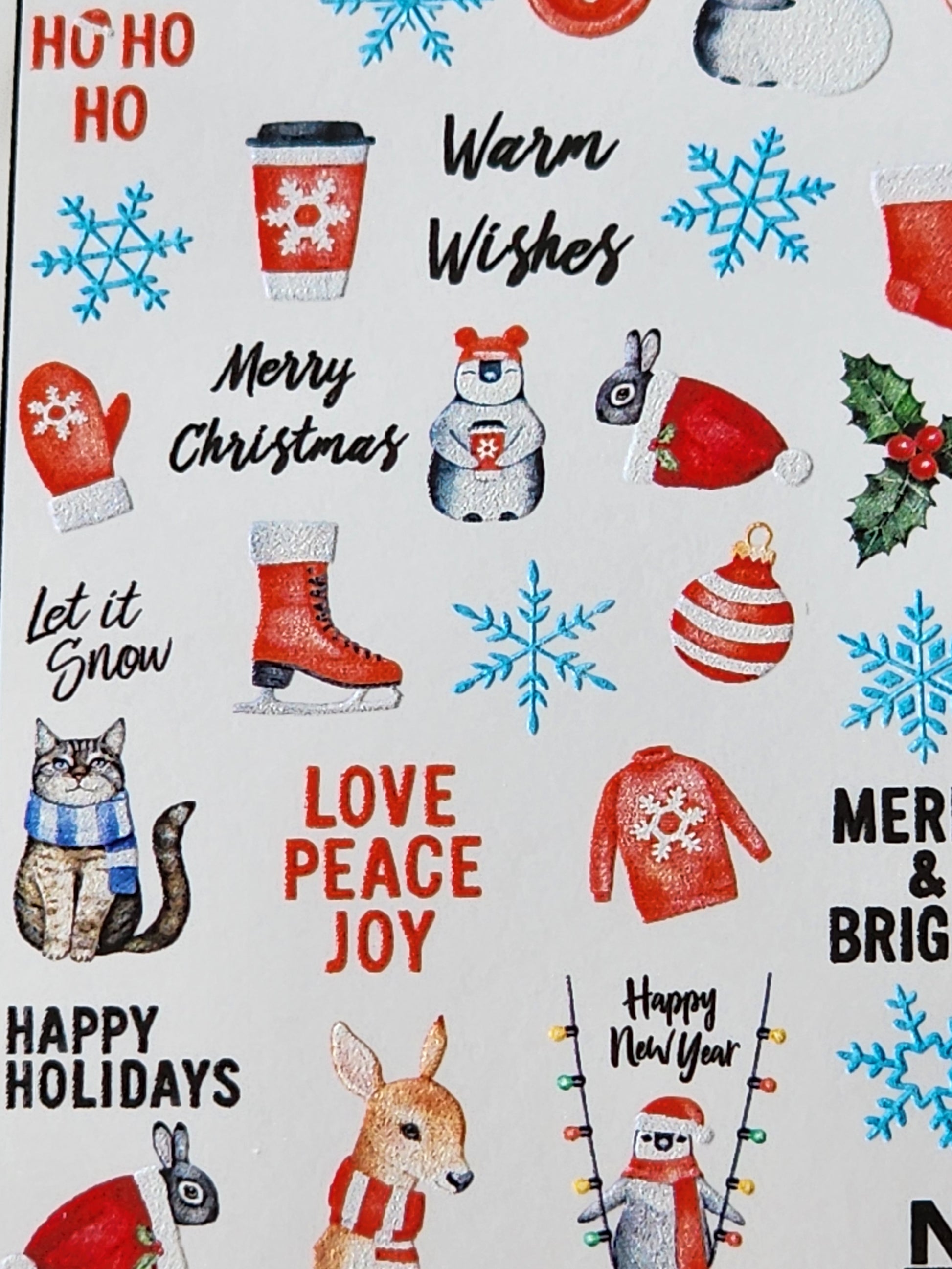 Light Gray Merry and Bright