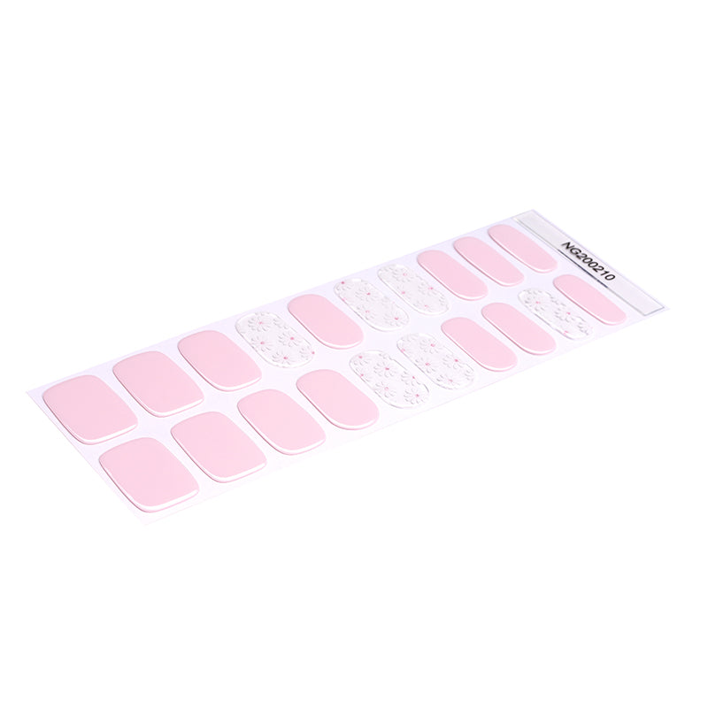Semi-Cured Gel Nail Wraps - Soft Daisy