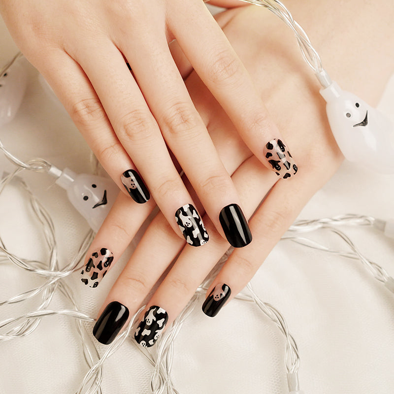 Semi-Cured Gel Nail Wraps - Boo Everywhere