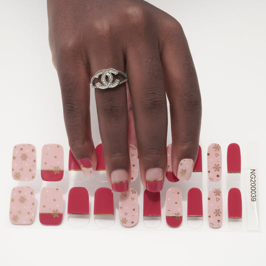 Semi-Cured Gel Nail Wraps - Holiday Party