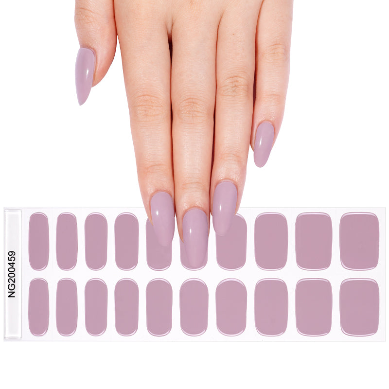 Semi-Cured Gel Nail Wraps - Muted Mauve