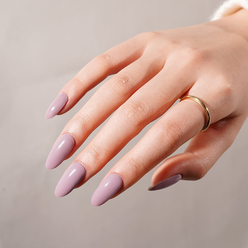Semi-Cured Gel Nail Wraps - Muted Mauve