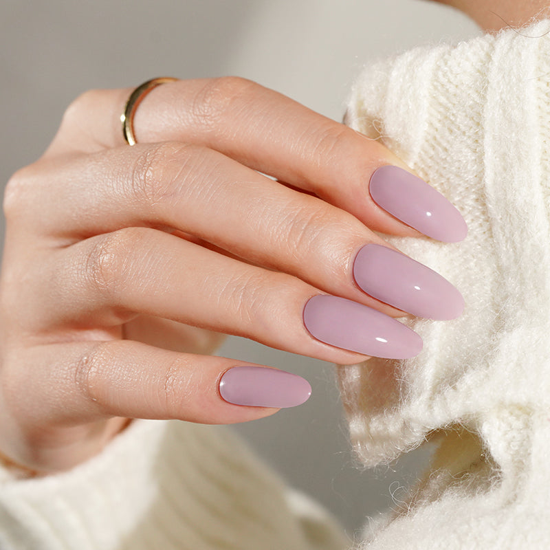 Semi-Cured Gel Nail Wraps - Muted Mauve