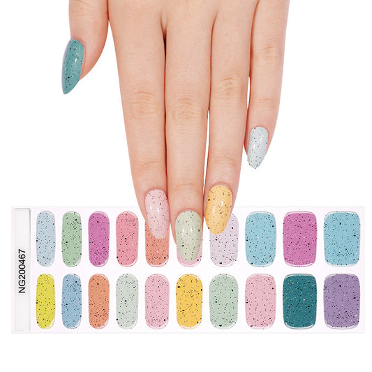 Semi-Cured Gel Nail Wraps - Speckle Party