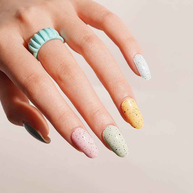 Semi-Cured Gel Nail Wraps - Speckle Party