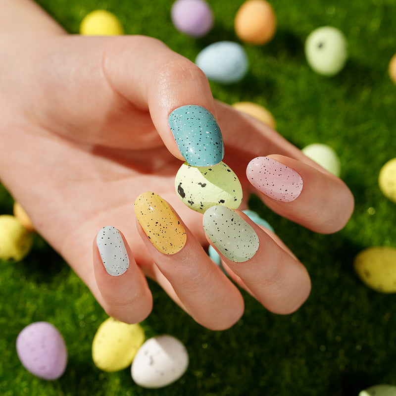 Semi-Cured Gel Nail Wraps - Speckle Party