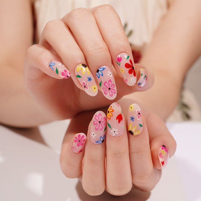 Semi-Cured Gel Nail Wraps - Hello June