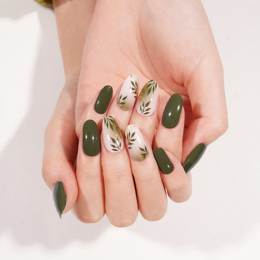 Semi-Cured Gel Nail Wraps - Forest Muse