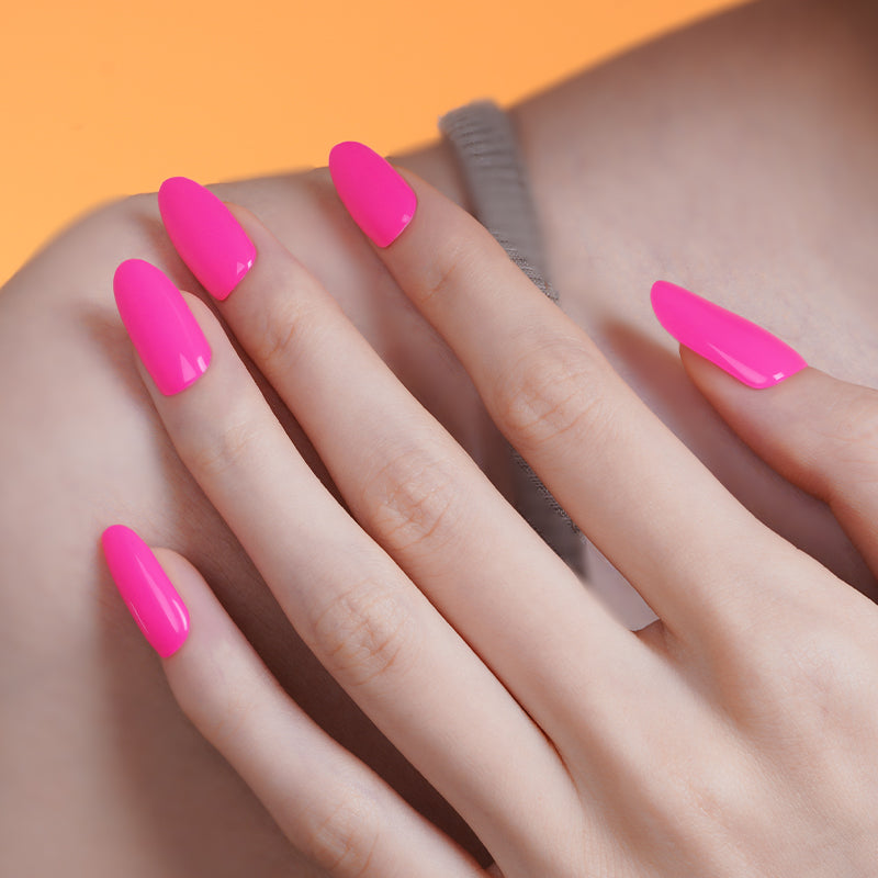 Semi-Cured Gel Nail Wraps - Candy Pink