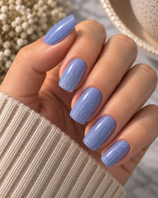 Shimmering Periwinkle Solid