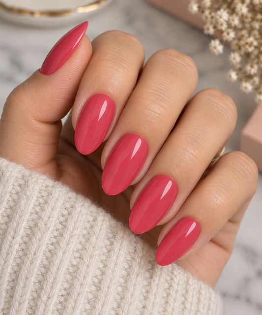 Couleur unie rose framboise foncé magenta