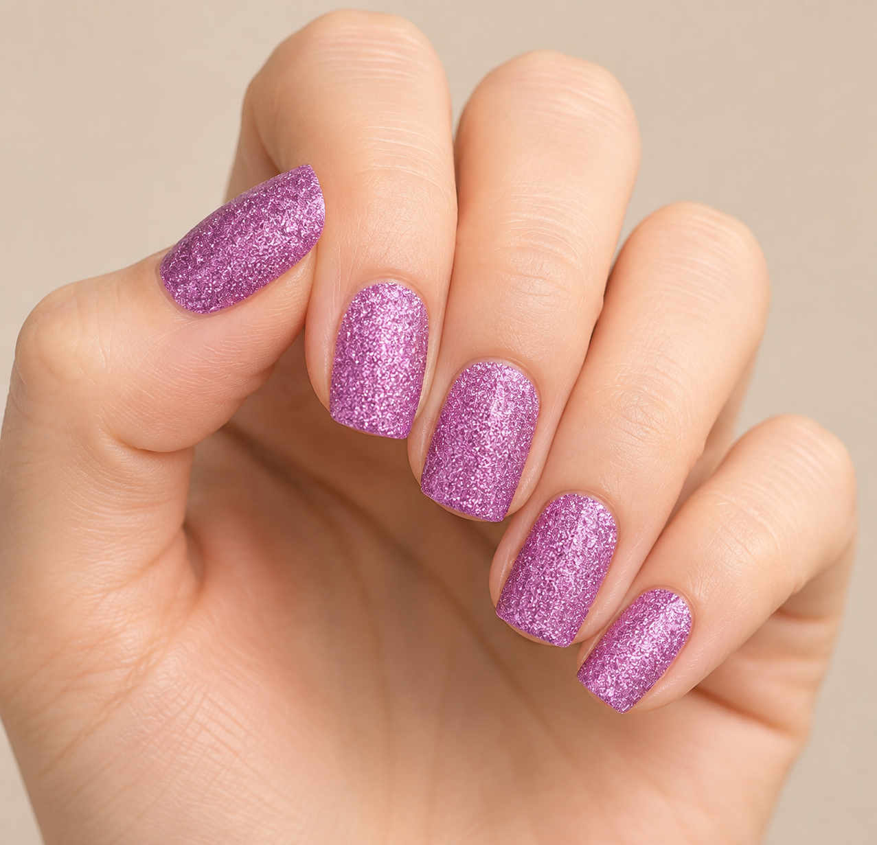 Solid Purple Glitter