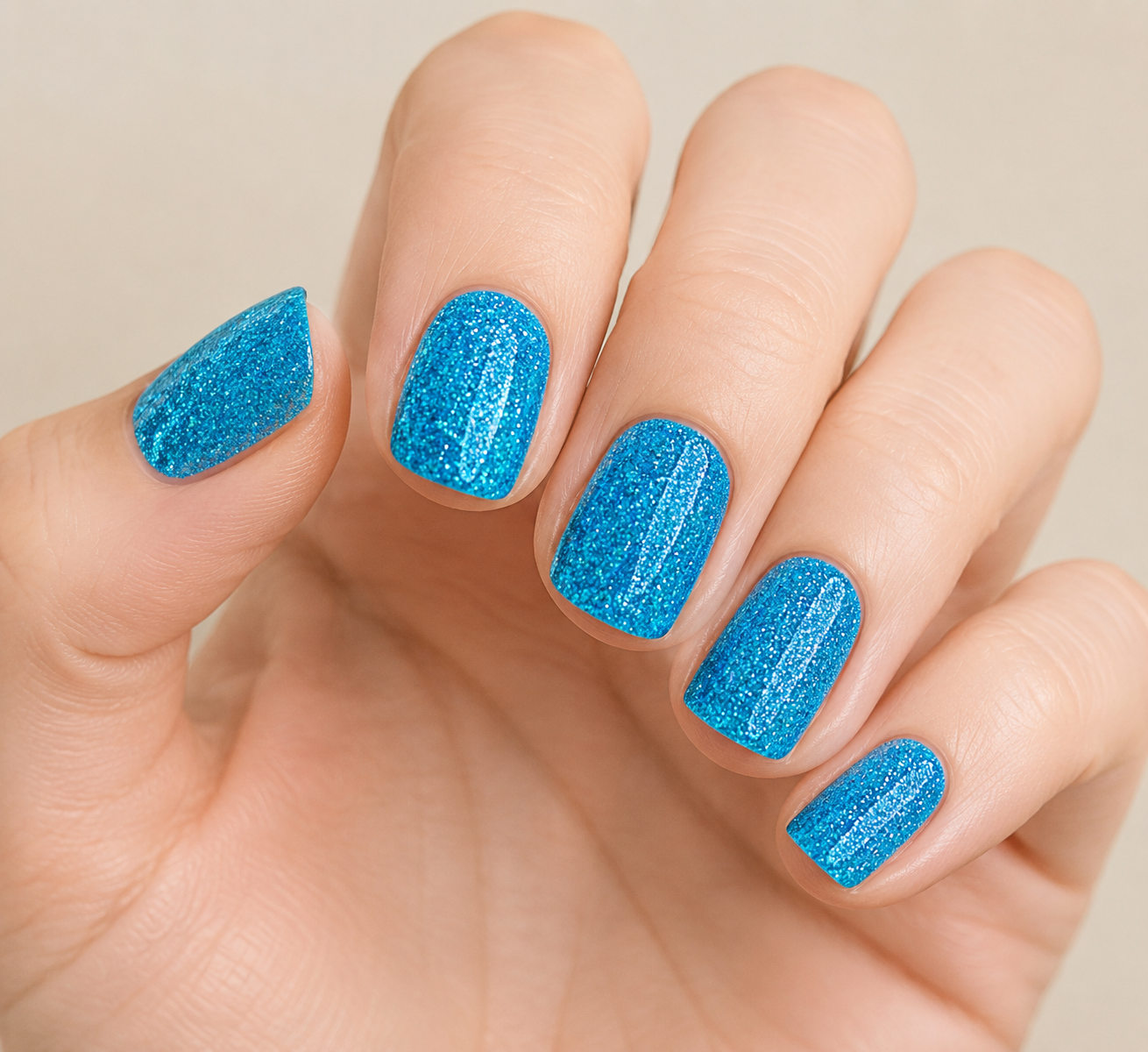 Paillettes bleu uni