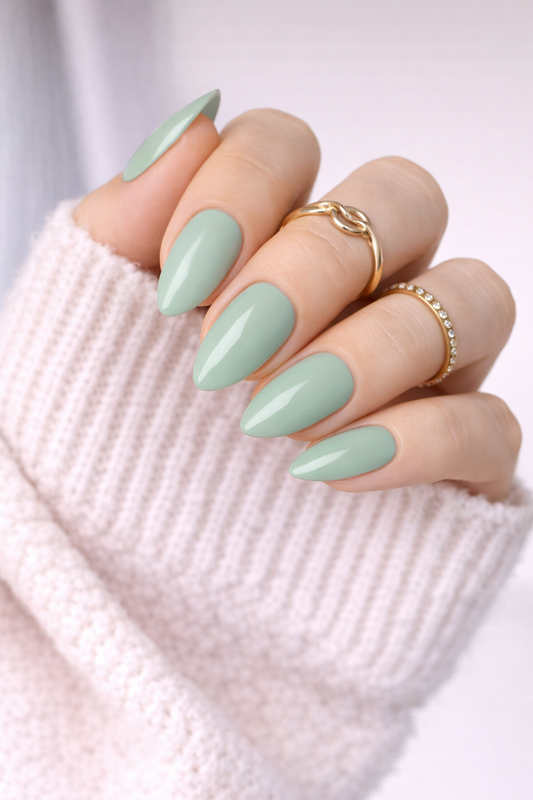 Lavender Blush Light Mint Green Solid Color