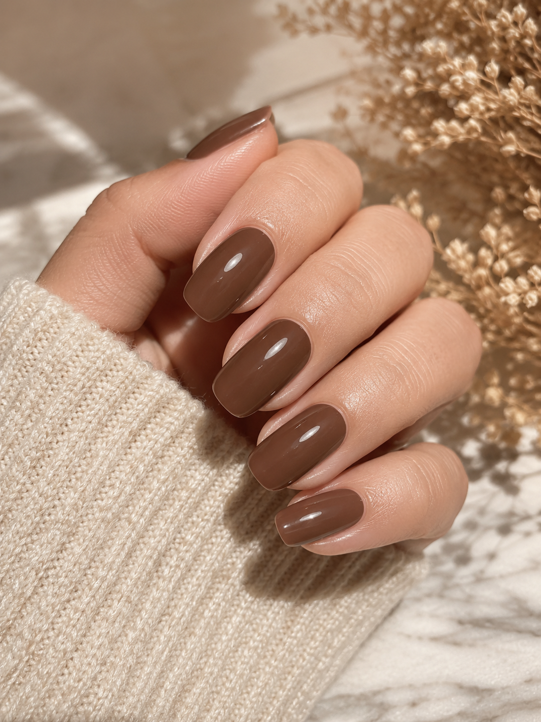 Solid Color Brown