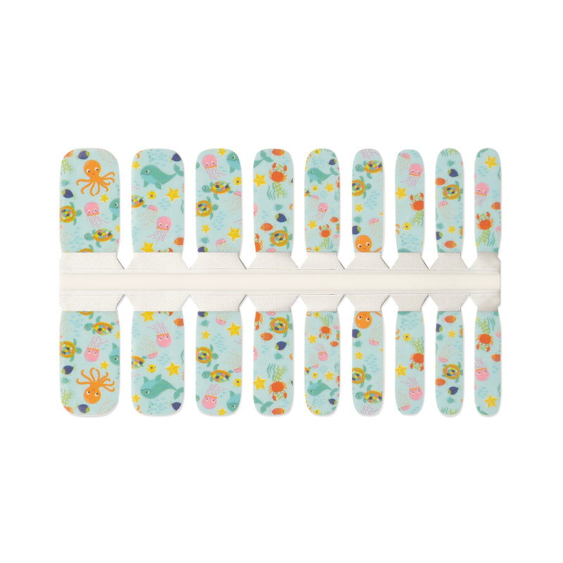 Kids Nail Wraps - Seaworld