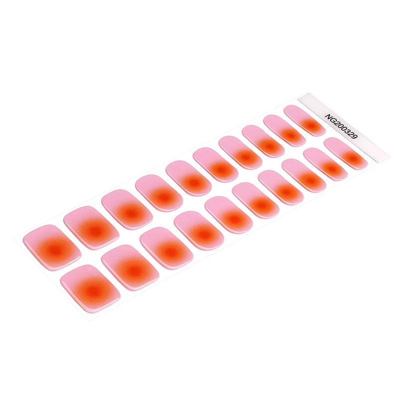 Semi-Cured Gel Nail Wraps - Tangerine Dream