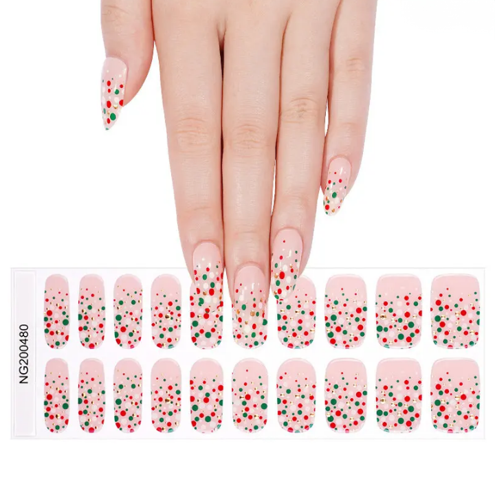 White Smoke Semi-Cured Gel Nail Wraps Holi-dazzle