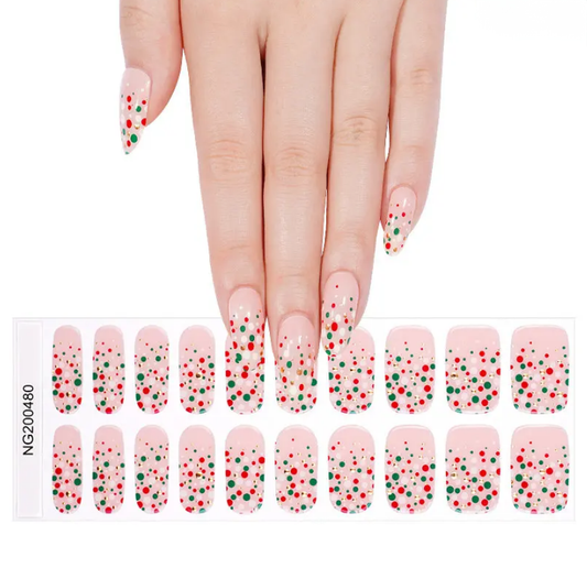 White Smoke Semi-Cured Gel Nail Wraps Holi-dazzle
