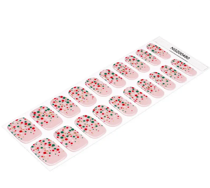 White Smoke Semi-Cured Gel Nail Wraps Holi-dazzle