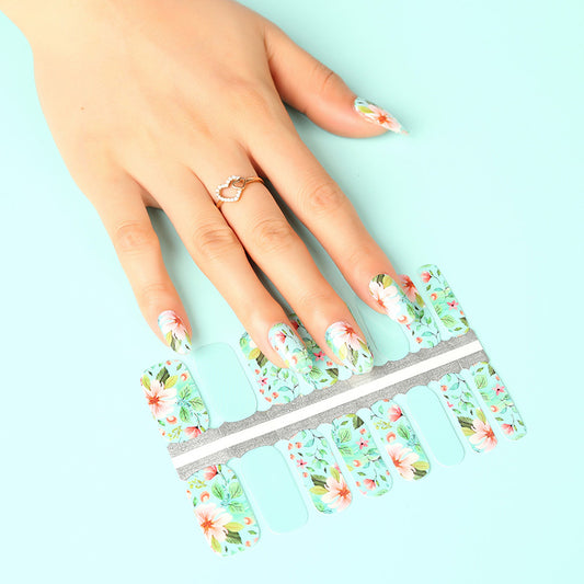 Light Cyan Island Blossoms