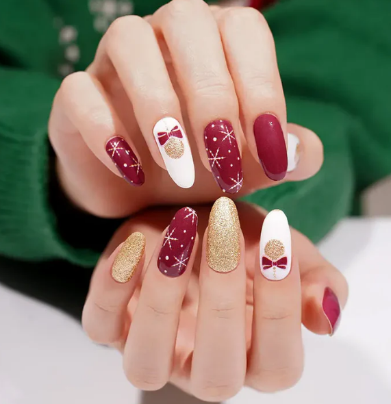 Dark Slate Gray Holly Jolly Glam