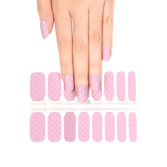 White Smoke Glossy Dots