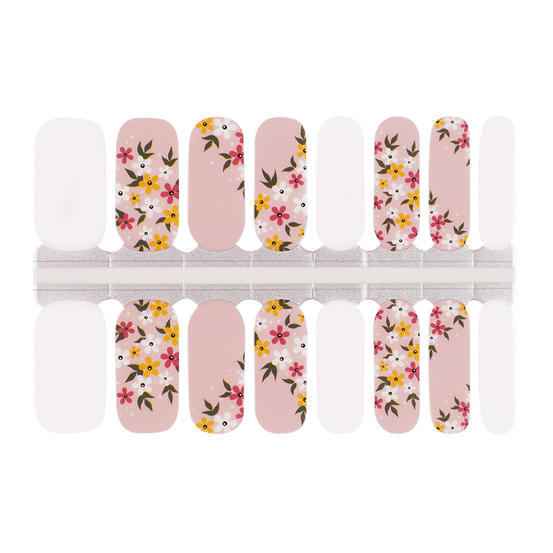 White Smoke Nude Pink Spring Flowers with White