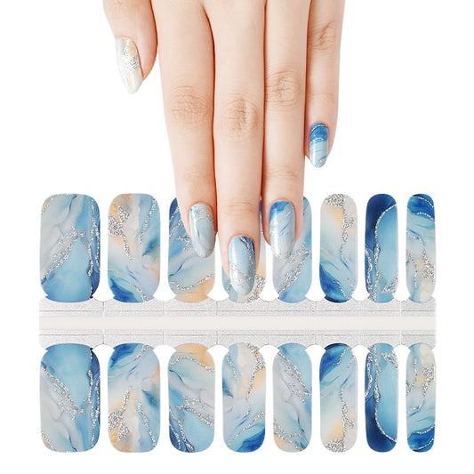 White Smoke Ocean Marble